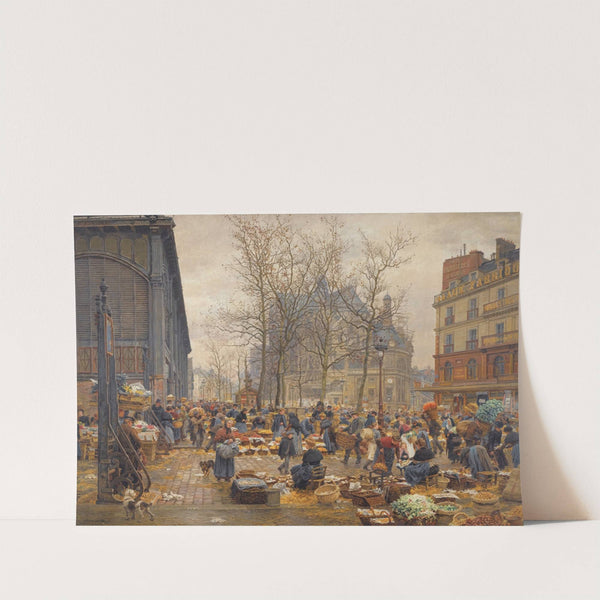 Autumn market at les Halles by Marie-François Firmin-Girard