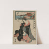 Autumn Moon at the Temple Ishiyamadera from the series Fashionable Eight Views (c. 1814-17) by Kikukawa Eizan