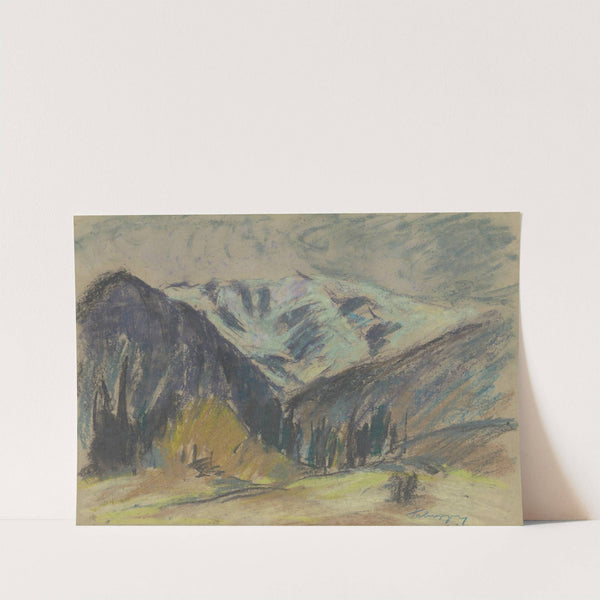 Autumn Mountain Landscape by Zolo Palugyay