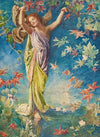 Autumn Scattering Leaves (circa 1900)