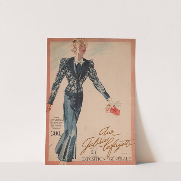 Aux Galeries Lafayette (1937) by Paulin