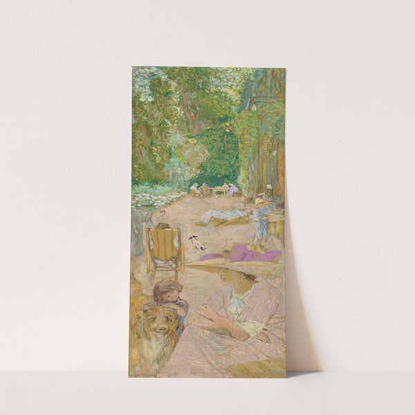 Aux Pavillons À Cricqueboeuf. Devant La Maison (1911) by Édouard Vuillard