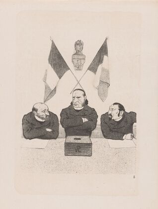 Aux urnes!!!Il remplit ses devoirs de citoyen (1895)
