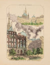 Avant et après l’incendie 1871 Le Palais de Justice. 9 (1871)