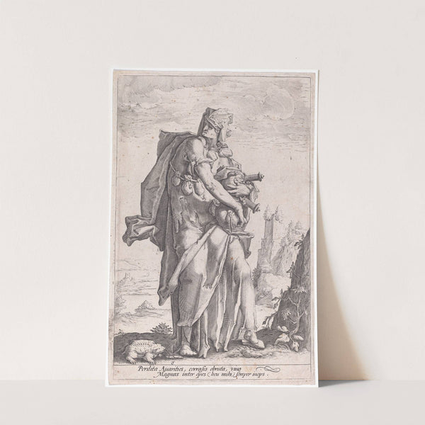 Avarice by Jacob Matham