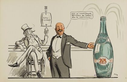Avec le ‘champagne des eaux de table’ plus de restrictions