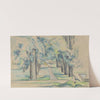 Avenue of Chestnut Trees at the Jas de Bouffan (ca. 1878 – 1890) by Paul Cézanne
