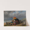 Awaiting The Return Of Fishing Boats by William Bromley