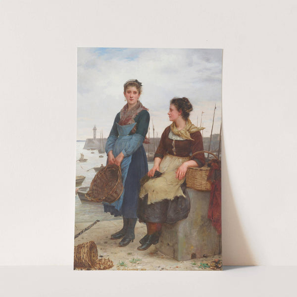 Awaiting the return of the fleet by Eugénie Marie Salanson