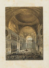 Aya Sofia, Constantinople; as recently restored by order of H. M. the sultan Abdul-Medjid Pl.04