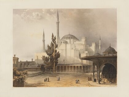 Aya Sofia, Constantinople; as recently restored by order of H. M. the sultan Abdul-Medjid Pl.15