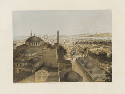 Aya Sofia, Constantinople; as recently restored by order of H. M. the sultan Abdul-Medjid Pl.21
