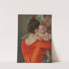 Baby Charles Looking Over His Mother’s Shoulder by Mary Cassatt