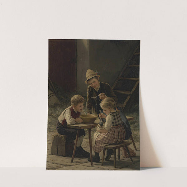Baby doll&#039;s dinner by Gustav Igler