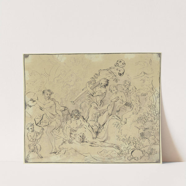 Bacchanal by Christian Wilhelm Ernst Dietrich