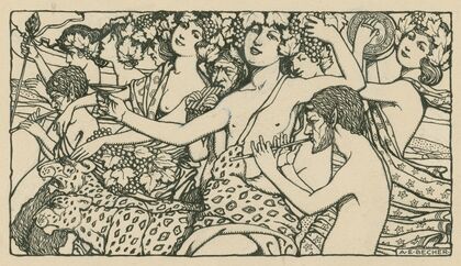 Bacchanal scene