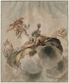 Bacchantes and putti amongst the clouds