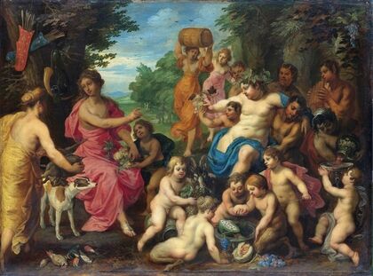 Bacchus and Diana