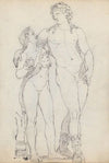 Bacchus Standing, Leaning on a Faun