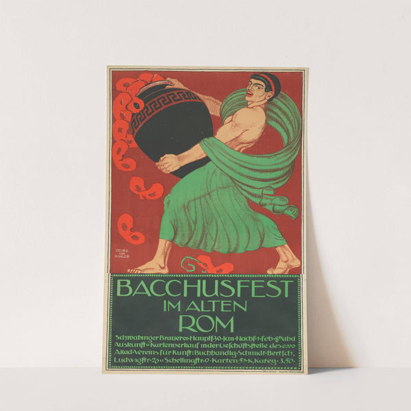 Bacchusfest im alten Rom (1910) by Georg Johann Köhler