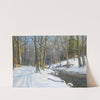 Bachlandschaft im Winter by Walter Moras