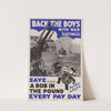 Back the Boys with War Savings by J. Howitt &amp; Son Ltd