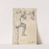 Back View of a Male Nude by Henri Lehmann