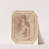 Back View of a Seated Nude Youth Facing Left (1560–1609) by Annibale Carracci