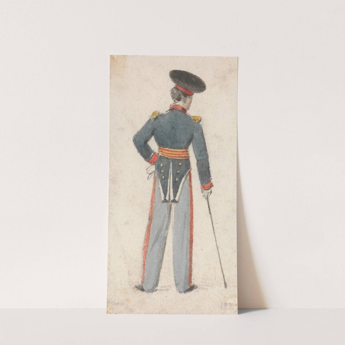 Back View of a Soldier by Edmund Thomas Parris