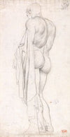 Back View of a Standing Classical Male Figure
