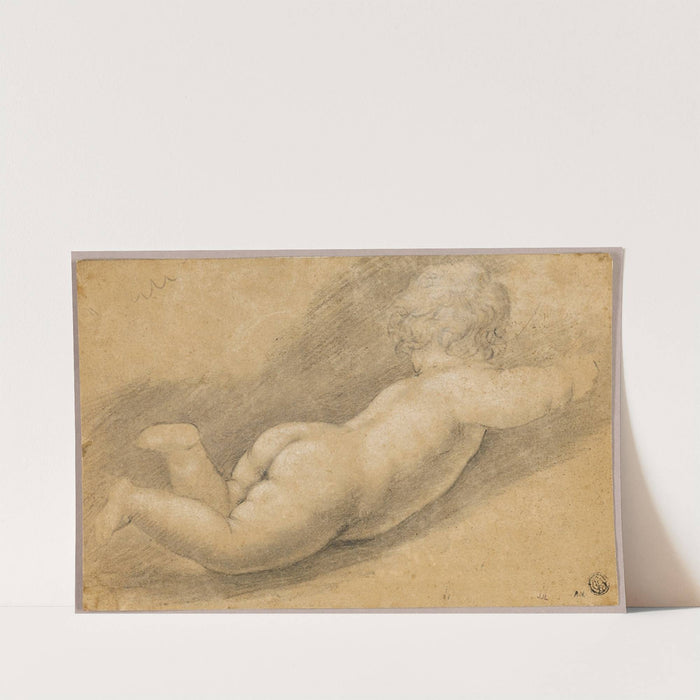Back View of Putto by Circle of Petr Brandl