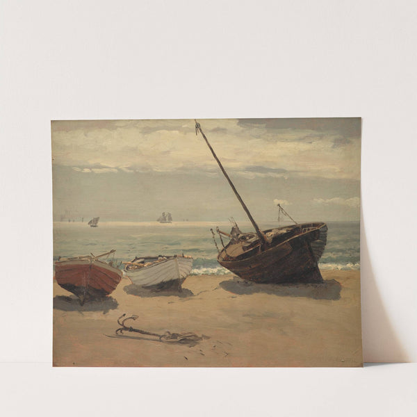 Både på stranden. Skagen by Wilhelm Xylander