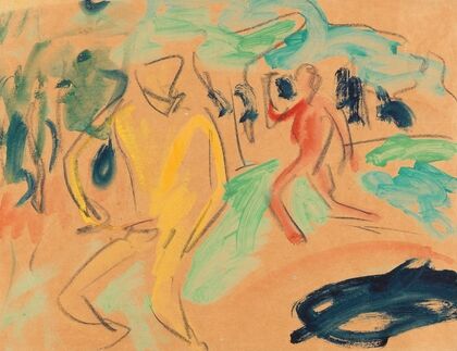 Badende (Figuren in Bewegung) (1910)
