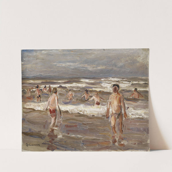 Badende Knaben im Meer (1899) by Max Liebermann
