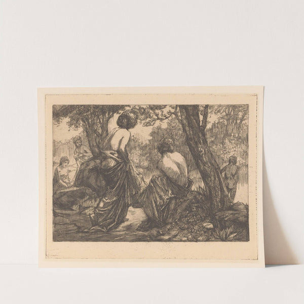 Badende vrouwen (1881-1934) by Johannes Josephus Aarts