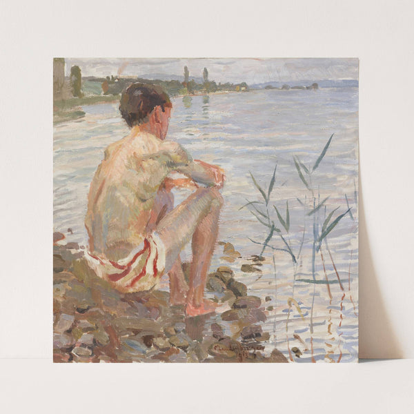 Badender Knabe (Dingelsdorf) (1913) by Christian Landenberger