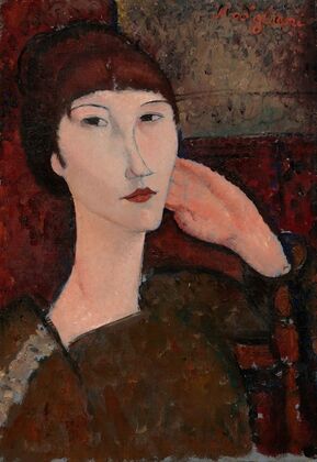 Adrienne (Woman with Bangs) (1917)