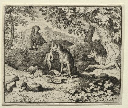Badger Comes to Warn Reynard (1650–1675)