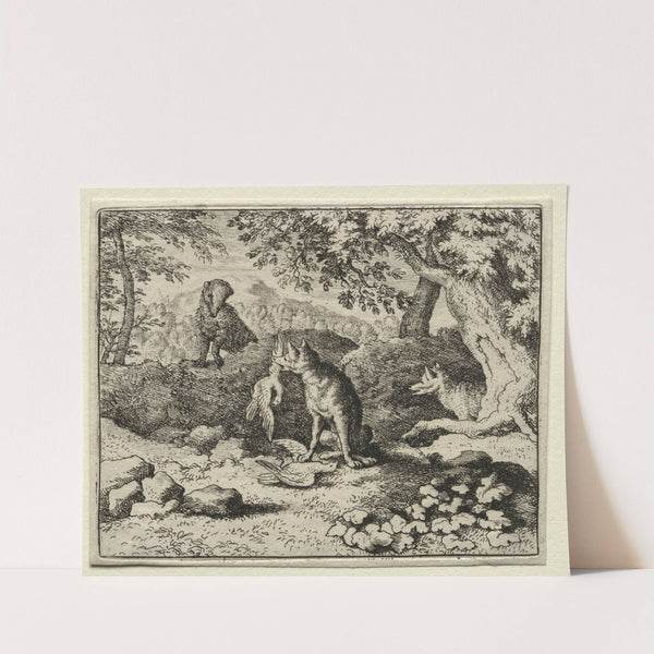 Badger Comes to Warn Reynard (1650–1675) by Allaert van Everdingen