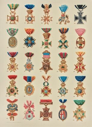 Badges and decorations of honor. (1896)