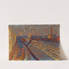 Bahndamm im Schnee by Arthur Segal