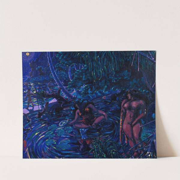 Baigneuses au clair de lune (1925) by Octave Morillot