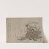 Baika saru hiku musume (1824) by Keisai Eisen