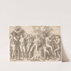 Bakkanal ved vinkarret by Andrea Mantegna
