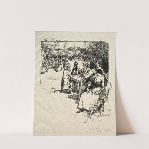 Bal au Point-du-Jour (1886) by Auguste Louis Lepère