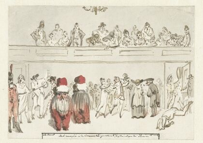 Bal masqué in de Zwanenburgerstraat (dagboek, 26 maart) — size preview