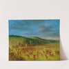 Ball-Play of The Choctaw–Ball Up (1846-1850) by George Catlin