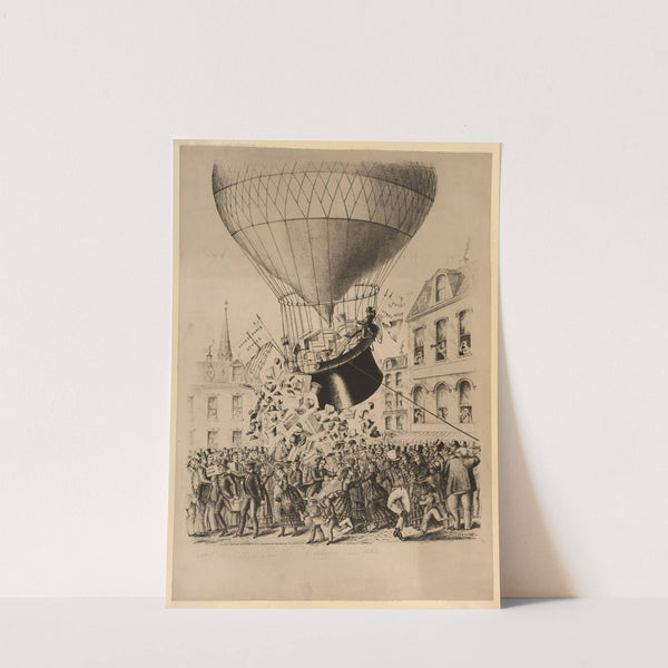 Balloon show bill (1871) by Gibson & Co. Lith