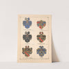 Baltisches Wappenbuch Pl.014 (1882) by Adolf Matthias Hildebrandt
