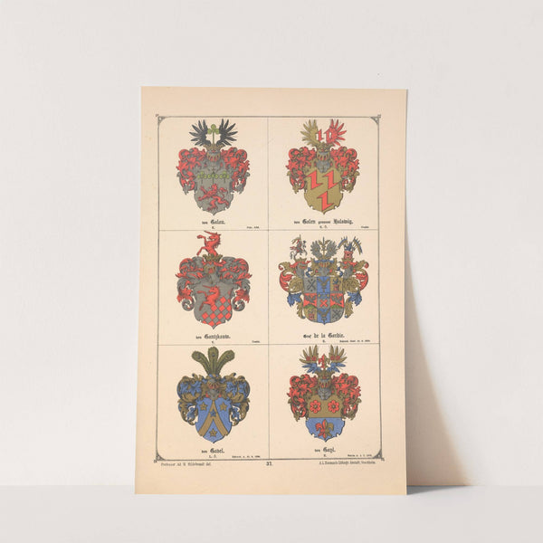 Baltisches Wappenbuch Pl.031 (1882) by Adolf Matthias Hildebrandt